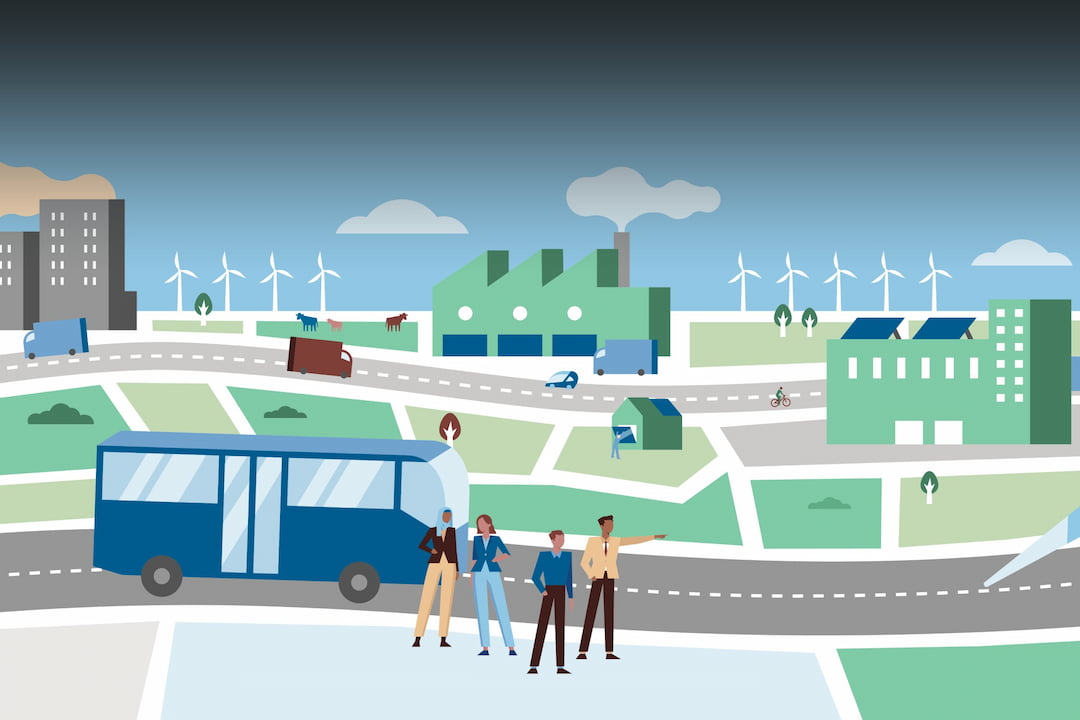 Afbeelding omtrent groen transport van de Rijksoverheid